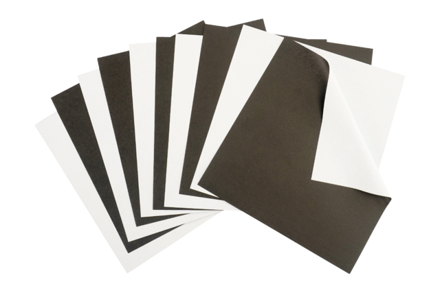 Papier origami bicolore, noir et blanc 15 x 15 cm - 100 feuilles - Papiers Origami - 10doigts.fr