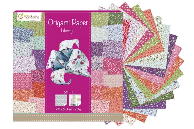 papier origami liberty - Papiers Origami - 10doigts.fr