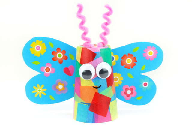 Papillon lumineux - Plastique Opaque - 10doigts.fr