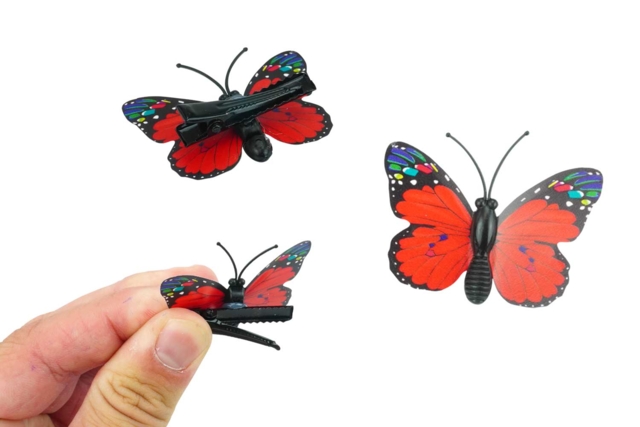 papillon sur pince - Décorations à coller - 10doigts.fr