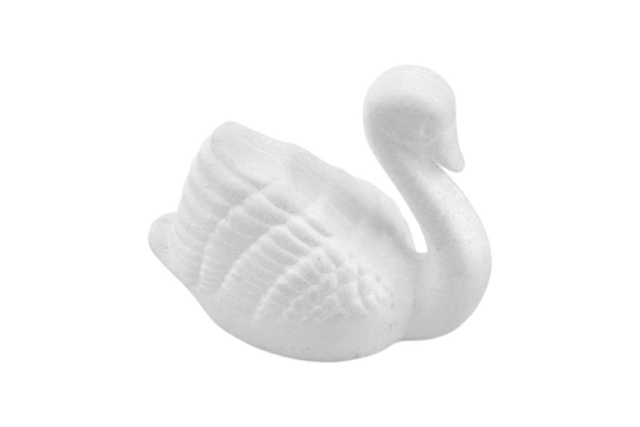 Cygne en polystyrène - Animaux en polystyrène - 10doigts.fr