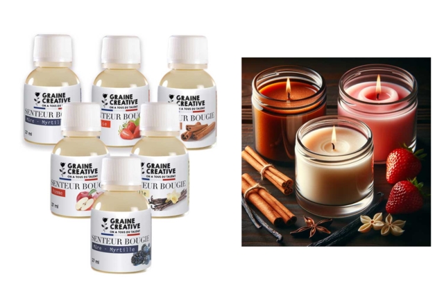 parfum pour bougie - Parfums et Colorants pour bougies - 10doigts.fr