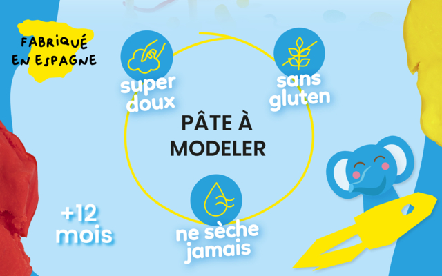 pâte à modeler jovi baby - Pâtes à modeler bébé - 10doigts.fr