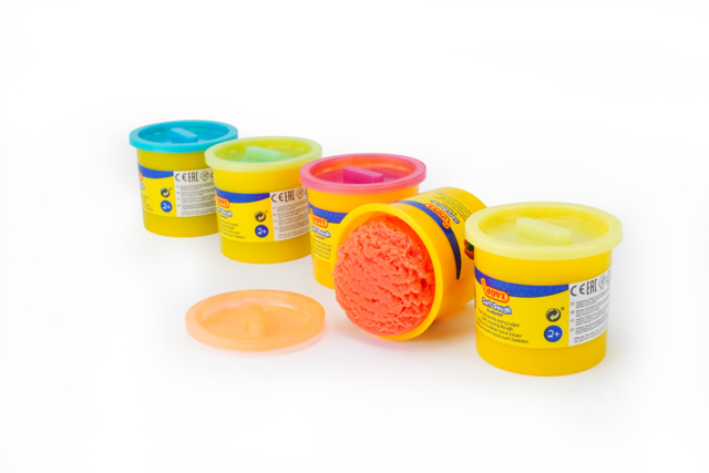 pâtes à jouer néon jovi - Pâtes à modeler bébé - 10doigts.fr