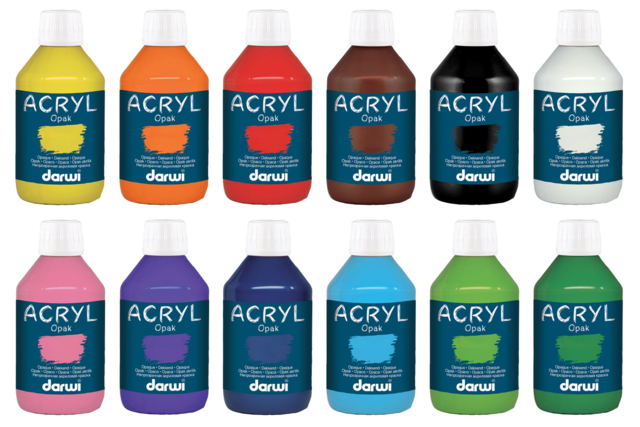 peinture acryl mat opak - Peinture acrylique mate - 10doigts.fr