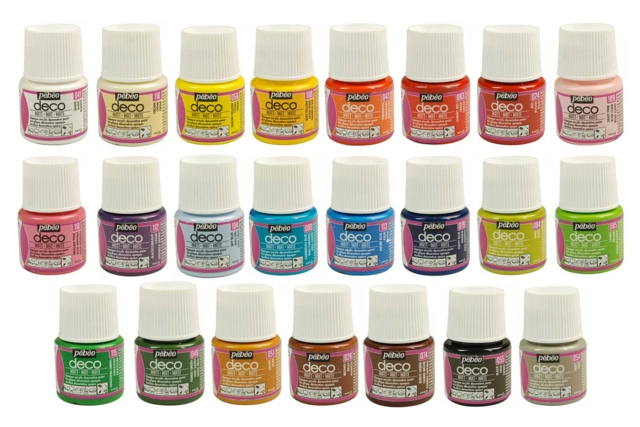 peinture acrylique pébéo deco 45 ml - Peinture acrylique mate - 10doigts.fr