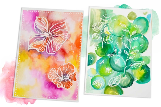 Peinture aquarelle et drawing gum - Encres liquides : la pureté de la couleur pour vos dessins - 10doigts.fr