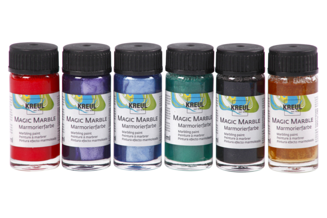 peinture marbrures métal - Peinture marbling - 10doigts.fr