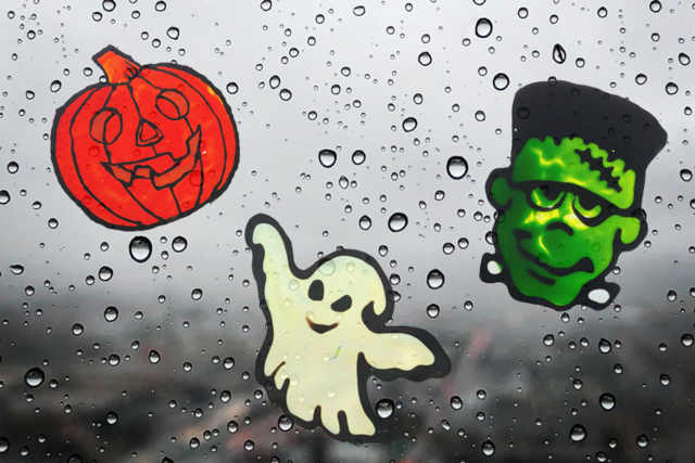 peinture pour vitres halloween - Peinture verre et faïence - 10doigts.fr