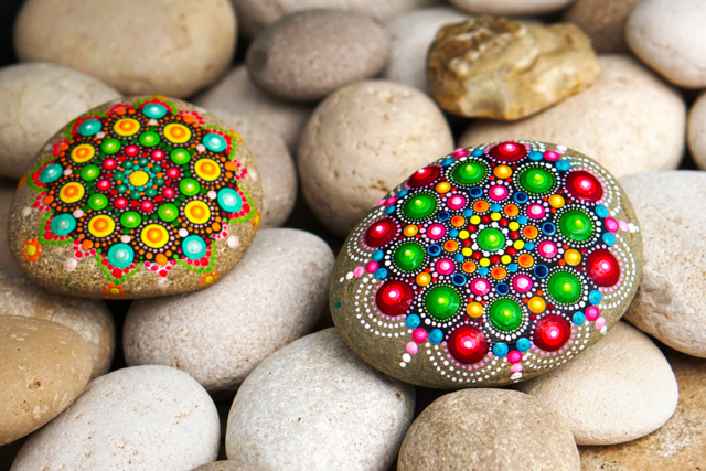 peinture sur galets - Accessoires de peintures - 10doigts.fr
