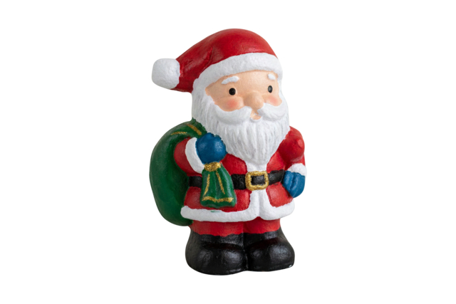 Père Noël en polystyrène 11 cm décoré - Formes de fêtes - Polystyrène - 10doigts.fr