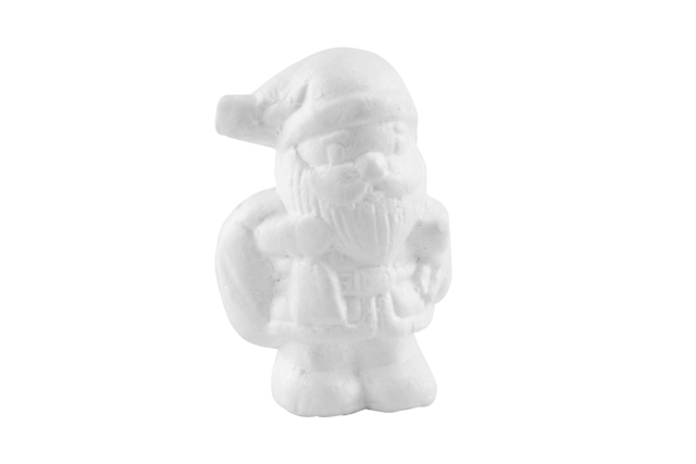 Père Noël en polystyrène 11 cm - Formes de fêtes - Polystyrène - 10doigts.fr
