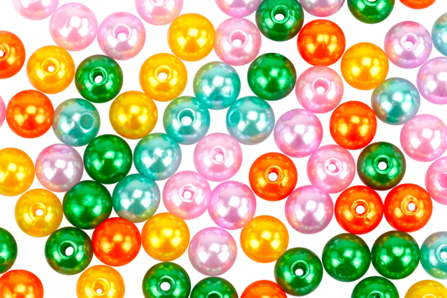 perle cire colorée - Perles Nacrées - 10doigts.fr
