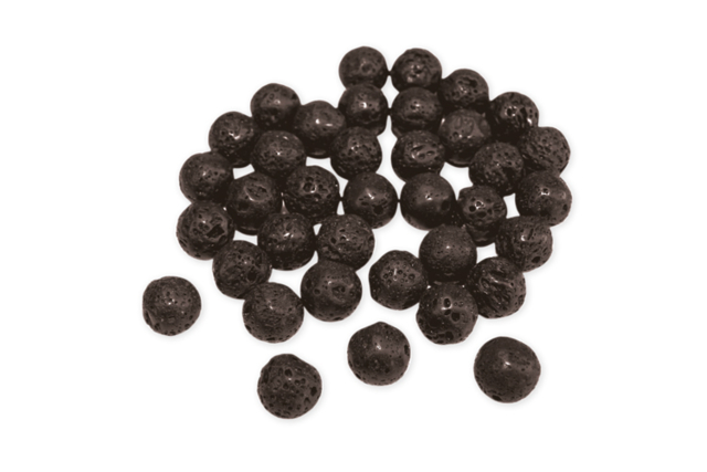 perle lave - Perles Naturelles - 10doigts.fr