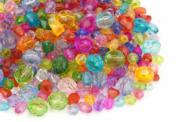 perles à facettes 500 - Perles Acrylique - 10doigts.fr