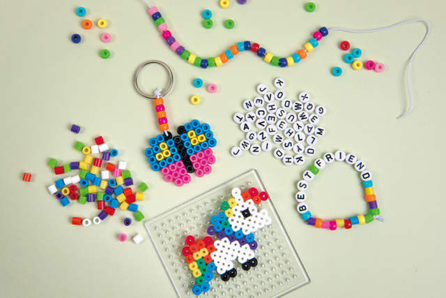 perles à repasser porte-clés bracelet enfants - Perles à repasser 5 mm - 10doigts.fr