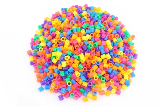 perles à repasser XL fluo - Perles à repasser 1 cm - 10doigts.fr