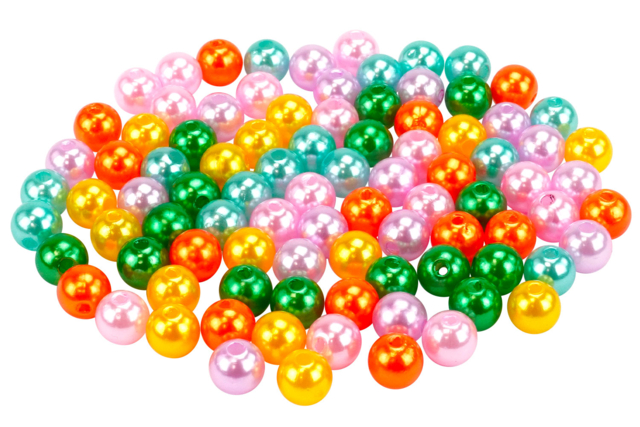 perles nacré multicouleurs - Perles Nacrées - 10doigts.fr