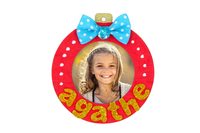 petit cadre bois stickers dorés - Gommettes Alphabet, messages - 10doigts.fr