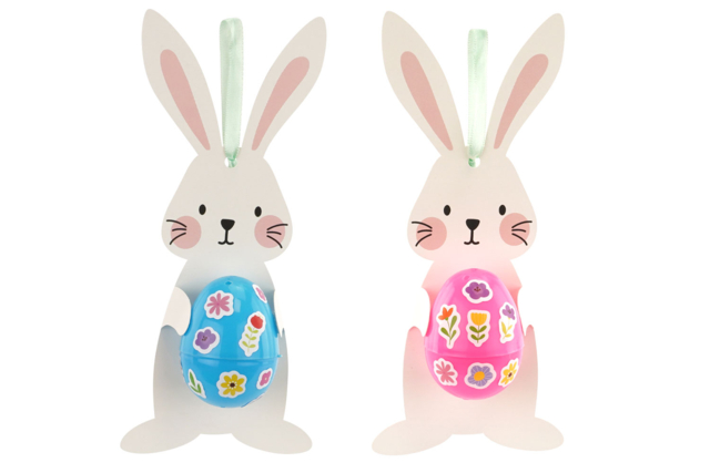 petit lapin pour oeuf de paques - Kits créatifs Pâques - 10doigts.fr