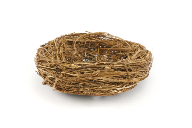 petit nid en paille oeuf - Accessoires décoratifs de Pâques - 10doigts.fr