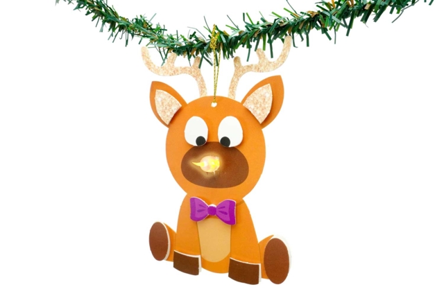 petit renne papier - Kits créatifs de Noël pour les enfants - 10doigts.fr