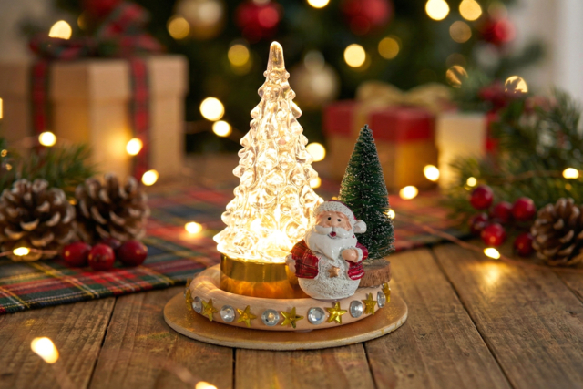 Petit sapin lumineux - Déco Noël Nature - 10doigts.fr