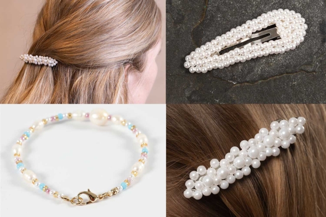 petites perles de culture - Perles Nacrées - 10doigts.fr