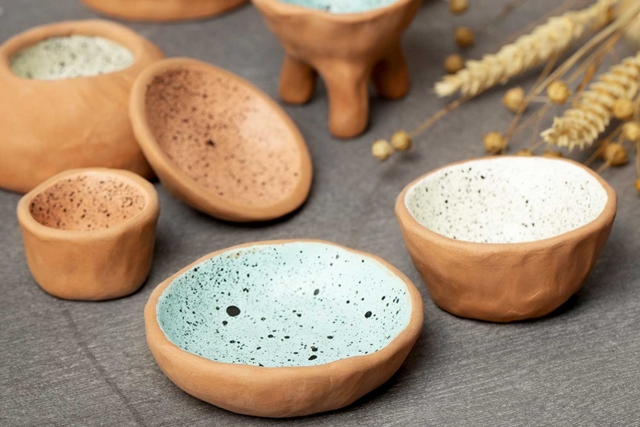 Petits bols en argile - Argile - Modelage et moulage - 10doigts.fr