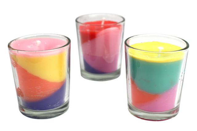 photophore bougie colorée - Parfums et Colorants pour bougies - 10doigts.fr