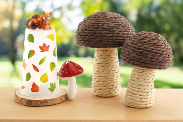 Photophore écureuil - Décors nature : matériaux naturels pour les loisirs créatifs - 10doigts.fr