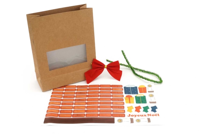 Photophores cheminée de Noël - Kits créatifs de Noël pour les enfants - 10doigts.fr
