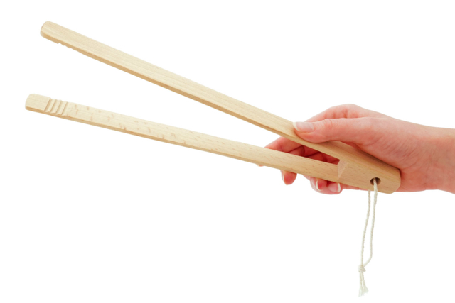 pince à barbecue - Objets en bois à décorer pour la cuisine - 10doigts.fr