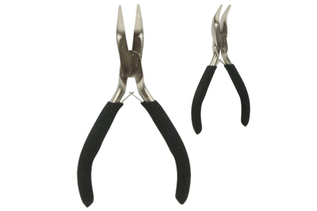 pince courbée - Outils bijoux - 10doigts.fr