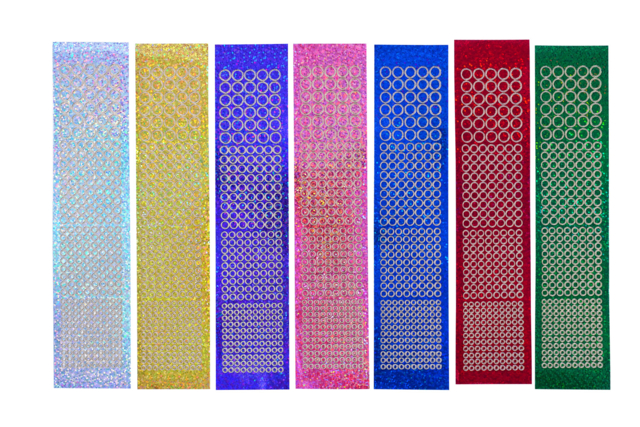 planchette pell off strass - Strass autocollants - 10doigts.fr