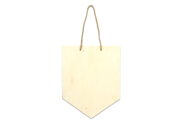 plaque de chambre - Plaque de porte en bois à décorer - 10doigts.fr