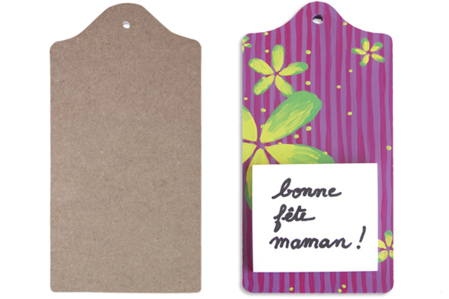 plaque de découpe - Objets en bois à décorer pour la cuisine - 10doigts.fr