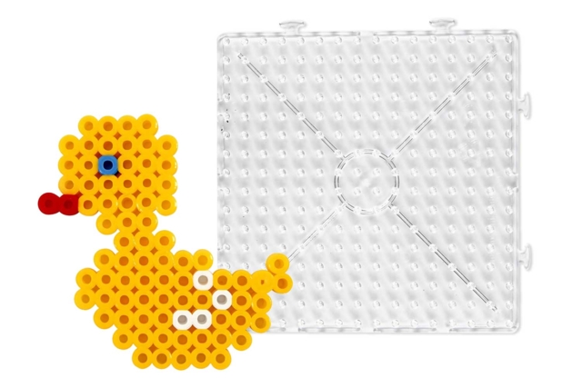 plaques perles maxi perlou xxl - Perles à repasser 1 cm - 10doigts.fr