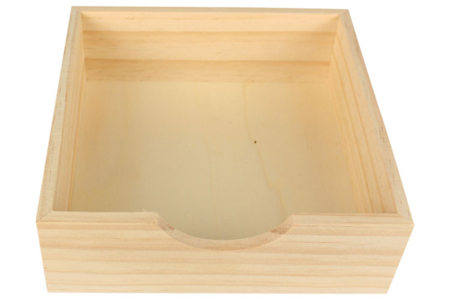 PLATEAU bois serviettes - Objets en bois à décorer pour la cuisine - 10doigts.fr