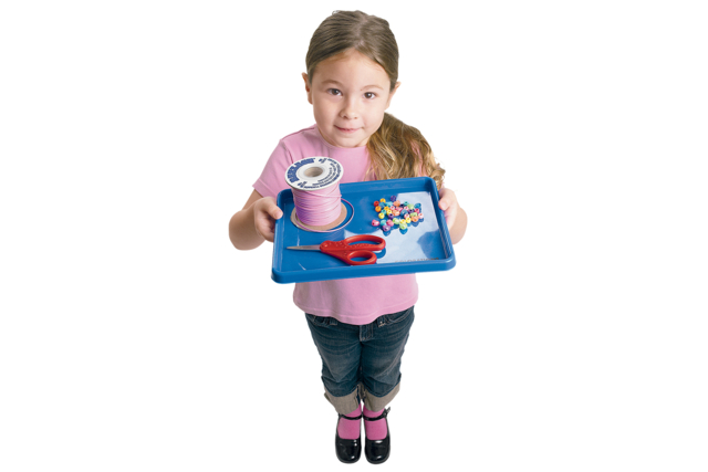 plateaux multifonctions en plastique épais - Palettes et rangements - 10doigts.fr