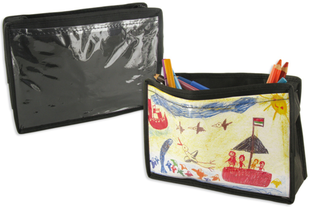 Pochette à personnaliser - Sacs et trousses en tissu à personnaliser : vos supports de création textile - 10doigts.fr