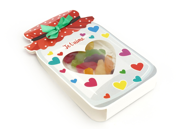 pochette bocal à bonbon - Cartes de Fête des Mères : modèles et kits créatifs à fabriquer - 10doigts.fr