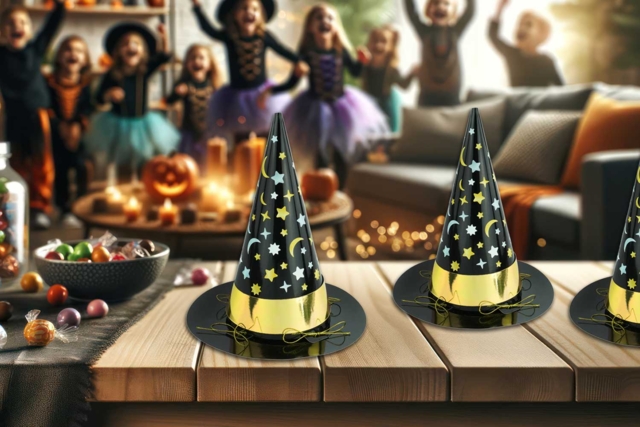 pochette bonbon chapeaux - Sacs à bonbons Halloween - 10doigts.fr