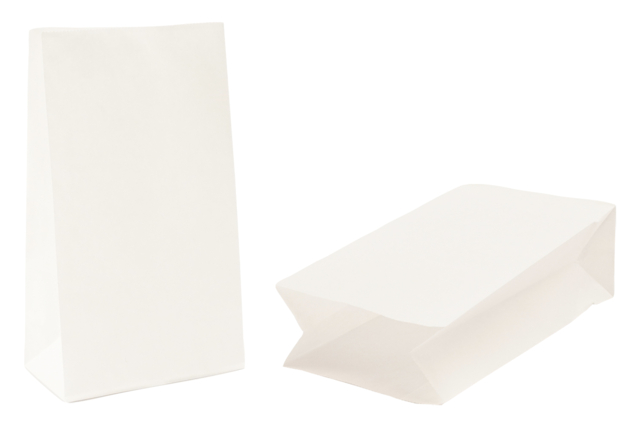 pochettes en papier kraft blanc - Papiers cadeaux et sacs - 10doigts.fr