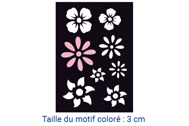 Pochoir Fleurs - Pochoirs adhésifs : la solution parfaite pour des motifs nets et sans bavure - 10doigts.fr