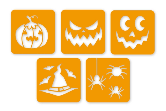 pochoirs halloween - Pochoirs de fêtes : l’accessoire idéal pour célébrer chaque moment de l’année - 10doigts.fr