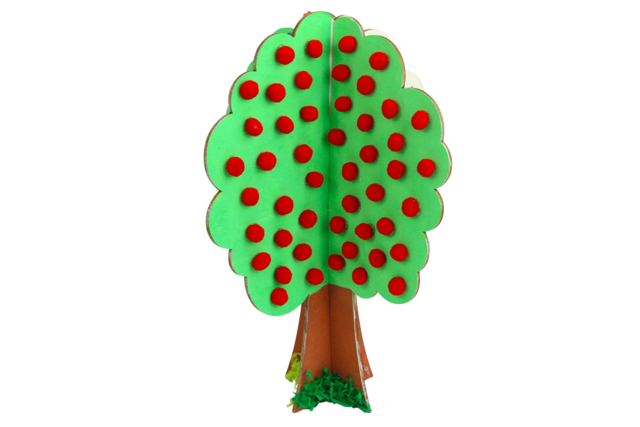 pompons rouges - Pompons pour bricolage créatif - 10doigts.fr