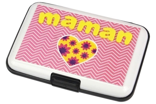 Porte-carte à customiser - Plastique Opaque - 10doigts.fr