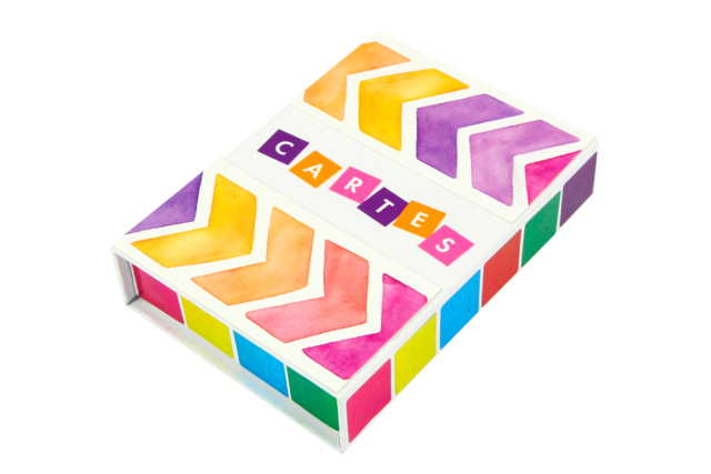 porte carte coloré  - Papiers à motifs - 10doigts.fr