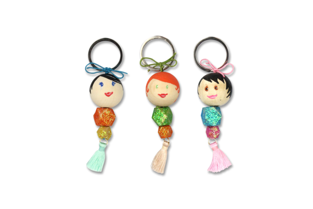 porte clés sirènes - Thème pastel - 10doigts.fr